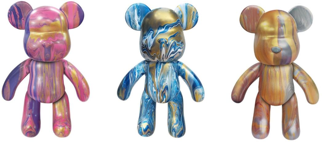 TMI Pour Palz-Αρκουδάκι Metallic W3 40ml-3 Σχέδια (G25016) (2)