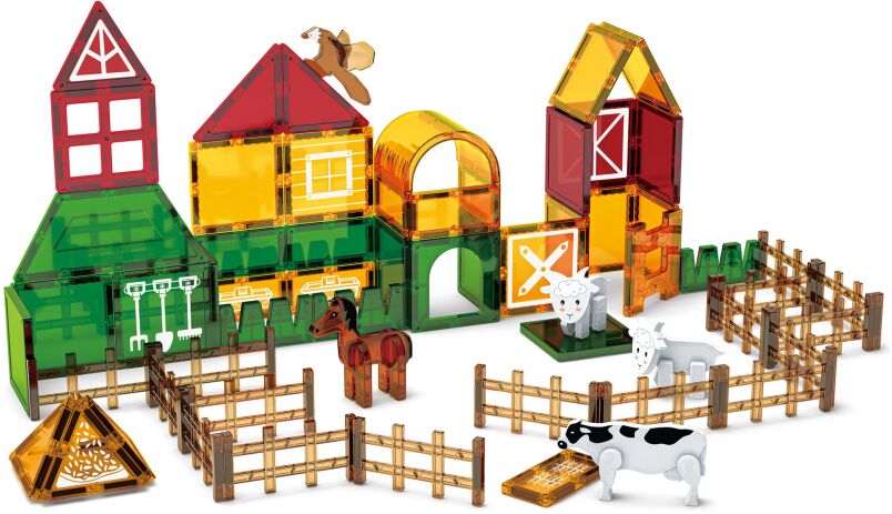 BW Magnetic Tiles Φάρμα 76Τμχ (X5203) (1)