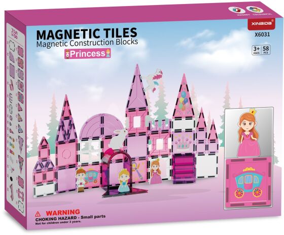 BW Magnetic Tiles Πριγκίπισσες 58Τμχ (X6031) (0)