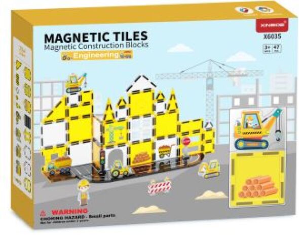BW Magnetic Tiles Construction Set 47Τμχ (X6035) (0)