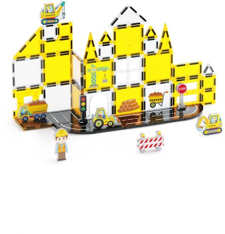 BW Magnetic Tiles Construction Set 47Τμχ (X6035) (1)