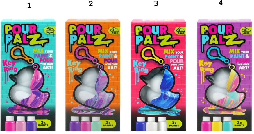 TMI Pour Palz-Παπάκι Μπρελόκ 10ml-4 Σχέδια (G26262) (1)