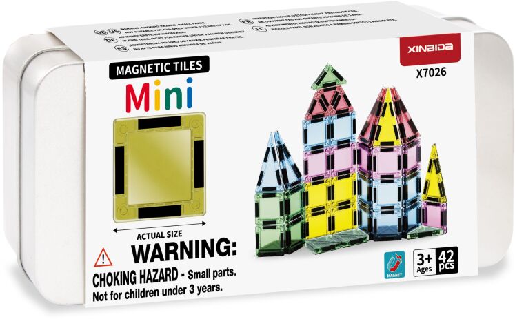 BW Magnetic Tiles Mini 42Τμχ. (X7026) (0)