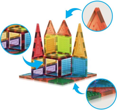 Picasso Tiles 3D Magnetic Building Tiles 333Τμχ (PTL333) (2)