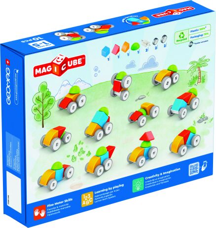 Geomag Magicube Magnetic Blocks Cars 10 (PF.331.308.00) (7)