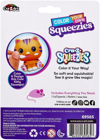 Cra-Z-Art Shimmer'N Sparkle Squeezies Color & Squish (69565) (4)