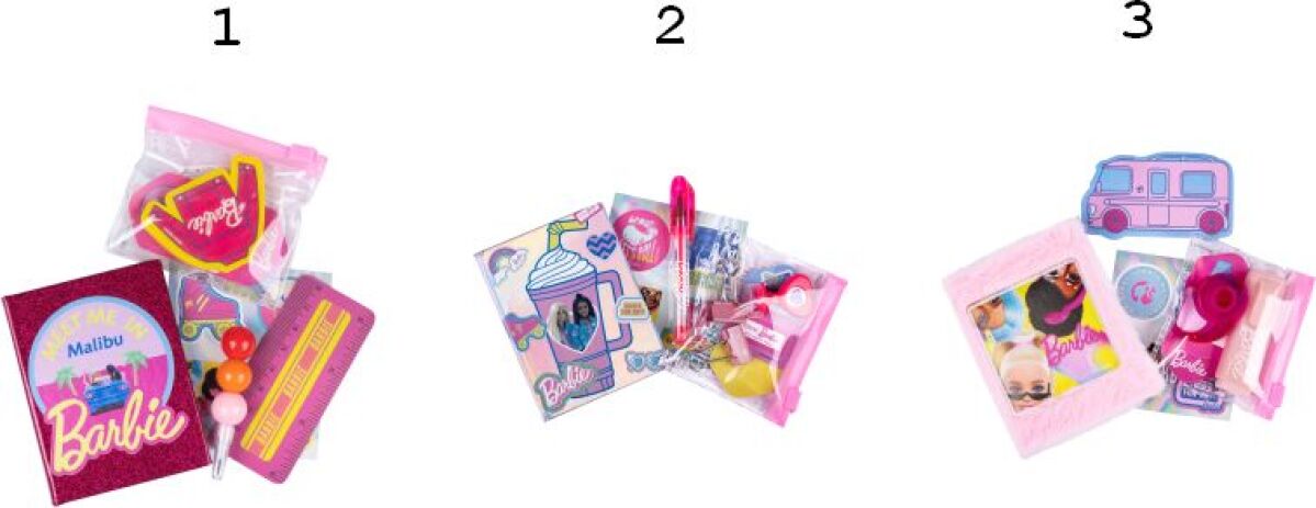 RMS Barbie Mini Ημερολόγιο-3 Σχέδια (99-0189) (1)