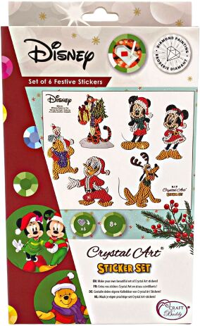 Craft Buddy Sticker Crystal Art Disney Christmas Friends (DNY2021XMAS) (1)