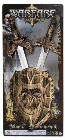 BW Σετ Ξίφος & Ασπίδα Wabfabe (1688-82) (1)