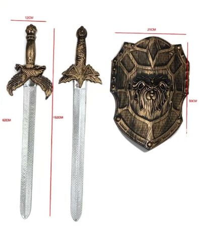 BW Σετ Ξίφος & Ασπίδα Wabfabe (1688-82) (2)