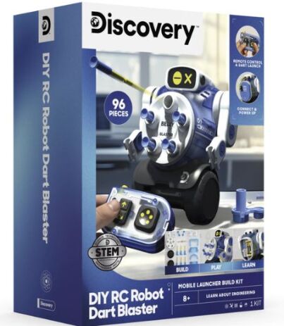 Discovery Diy Τηλεκατευθυνόμενο Robot Dart Blaster (1301028860) (1)
