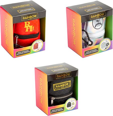 RMS Rainbow High Mini Accessory Backpack-3 Σχέδια (90-0035) (2)