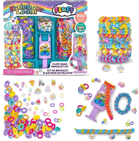 Rainbow Loom Fluff Σετ Βραχιόλια (A0215) (1)
