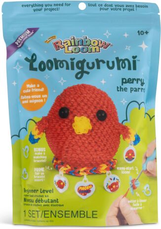 Rainbow Loom Loomigurumi Σετ Παπαγάλος (A0216) (0)