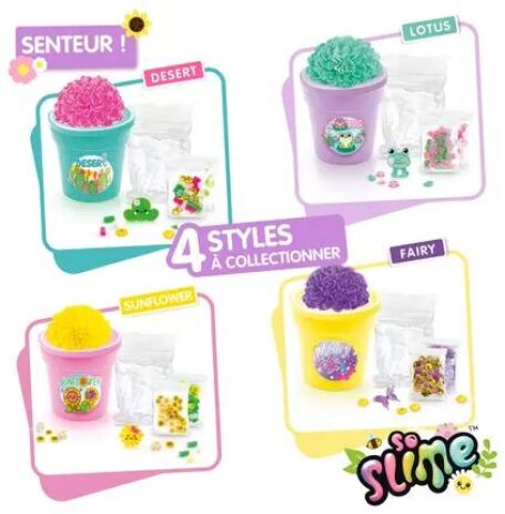 Canal So Slime Flower Βαζάκι-4 Σχέδια-1Τμχ (SSC417) (2)