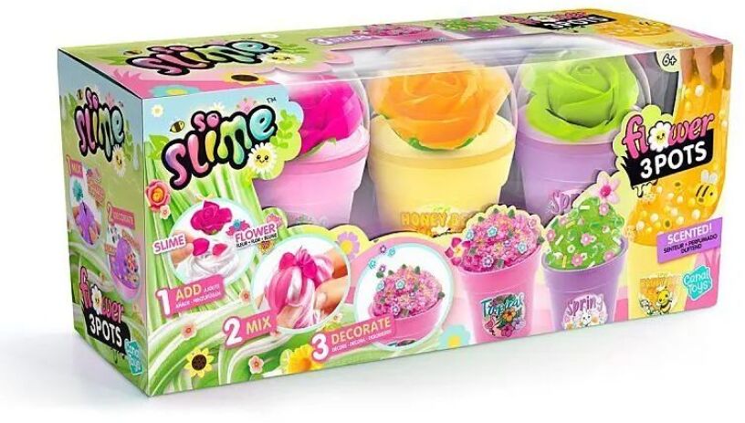 Canal So Slime Flower Βαζάκια 3Τμχ (SSC418) (0)