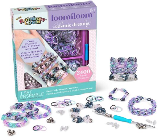 Rainbow Loom Loomiloom Σετ Βραχιόλια Cosmic Magic (A0218) (1)