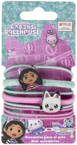 Cerda Gabby's Dollhouse Σετ Κοκκαλάκια Μαλλιών 8Τμχ (2500002497) (1)