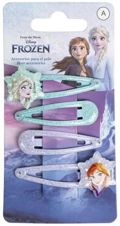 Cerda Frozen Σετ Hair Clips 4Τμχ (2500003052) (0)