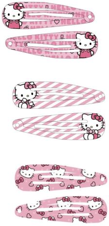 Cerda Hello Kitty Σετ Hair Clips 6Τμχ (2500003220) (1)