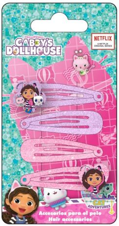 Cerda Gabby's Dollhouse Σετ Hair Clips 4Τμχ (2500003451) (0)