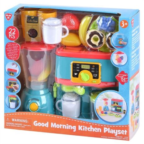 Playgo Σετ Κουζινικών Good Morning Kitchen 22Τμχ (3734) (1)