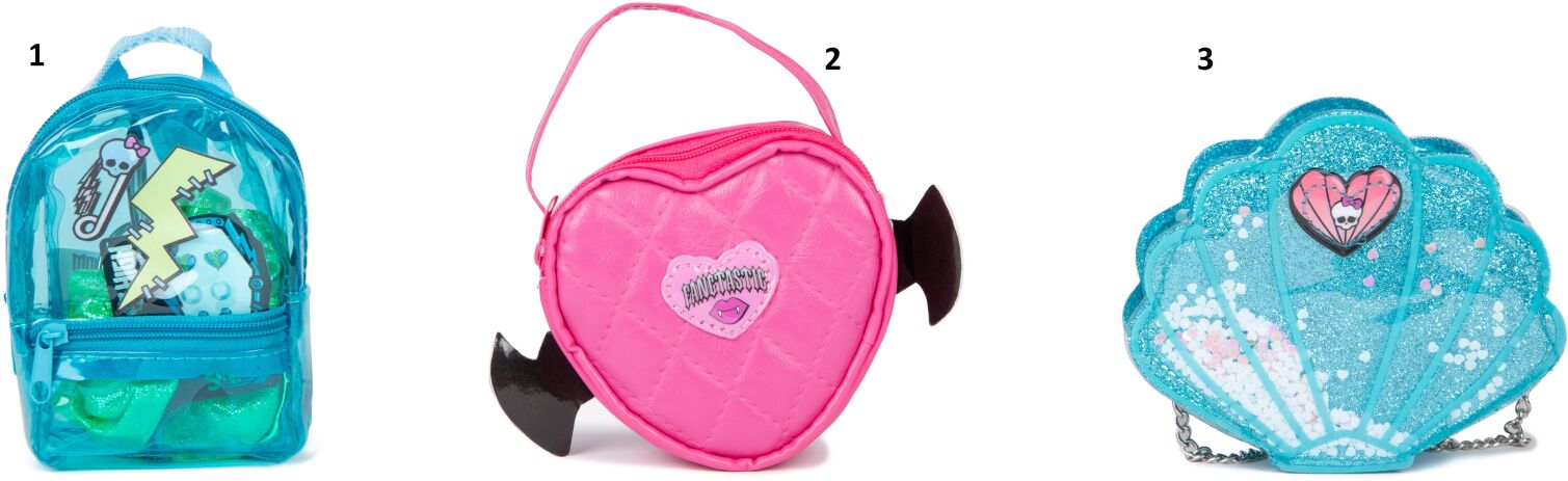 RMS Monster High Mini Bag Surprise-3 Σχέδια (71-0001) (1)