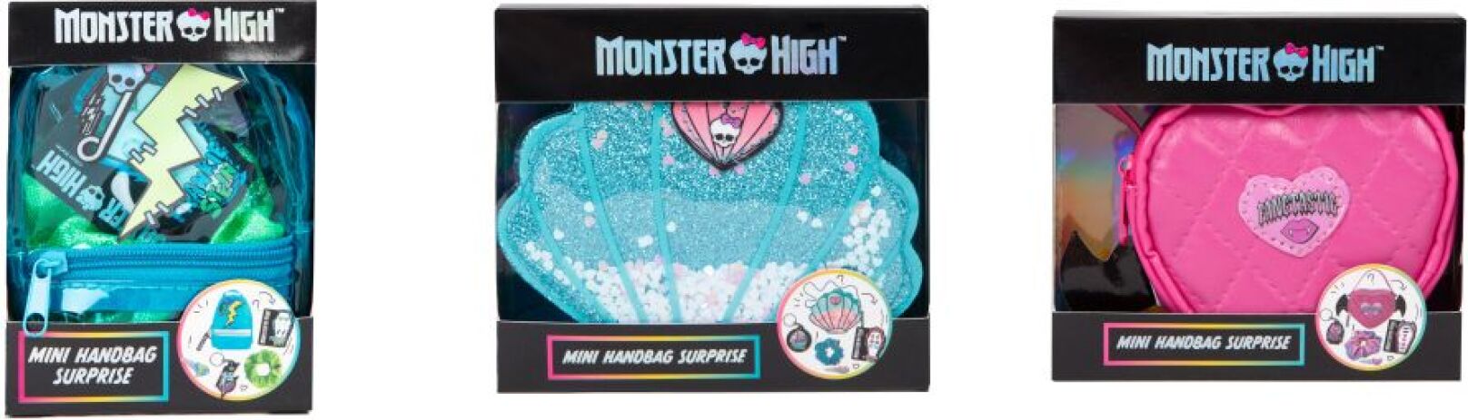 RMS Monster High Mini Bag Surprise-3 Σχέδια (71-0001) (2)