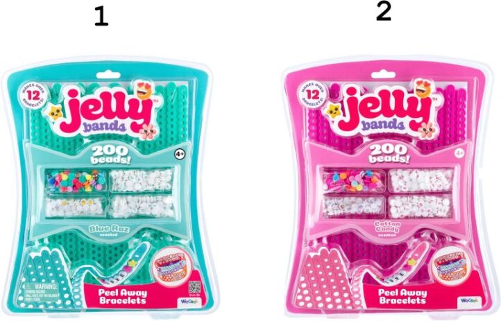 WT Jelly Bands Scented Σετ Χάντρες Κοσμημάτων-2 Σχέδια (WCBUND155-64/65/66) (1)