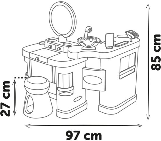 Smoby My Beauty Center-Pink (7/320256) (3)