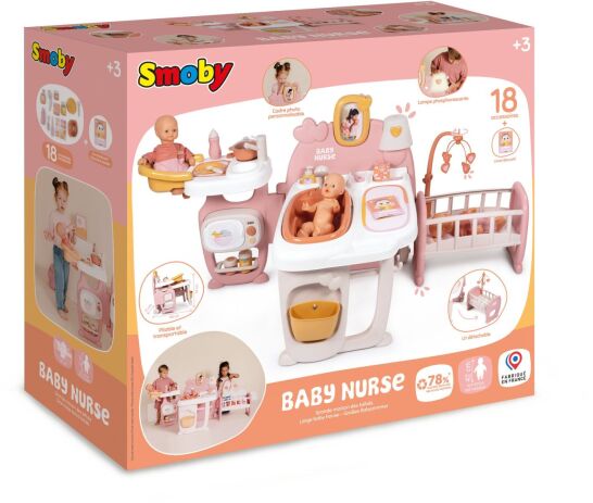Smoby Baby Nurse Σετ Φροντίδας Μωρού Play Center (7/220394) (1)