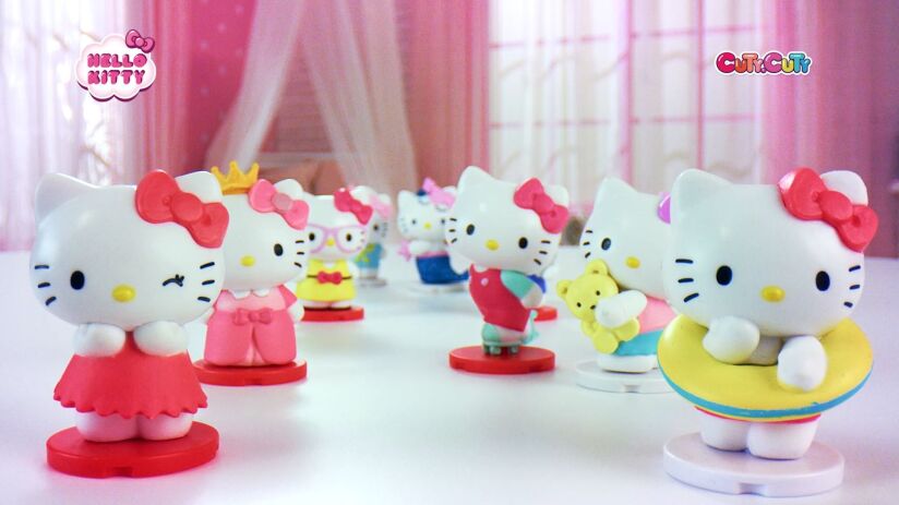 TEMA Hello Kitty Mini Φιγούρες Cuty Cuty-12 Σχέδια-1Τμχ (2/CN2020) (4)