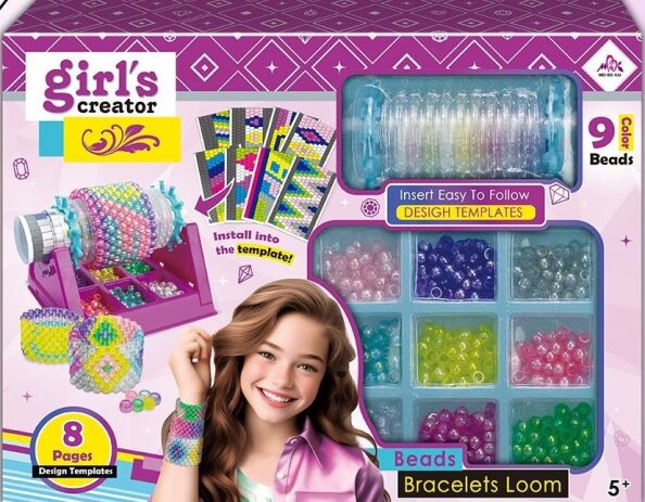 BW Girl's Creator Σετ Χάντρες Bracelets Loom (MBK-557) (0)
