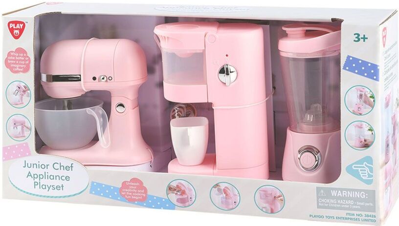 Playgo Συσκευές Κουζίνας Junior Chef Appliance Ροζ B/O (38426) (1)
