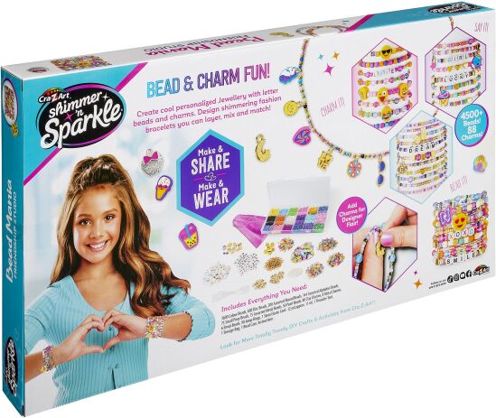Cra-Z-Art Shimmer 'N Sparkle Bead Mania Friendship Studio (65631) (6)