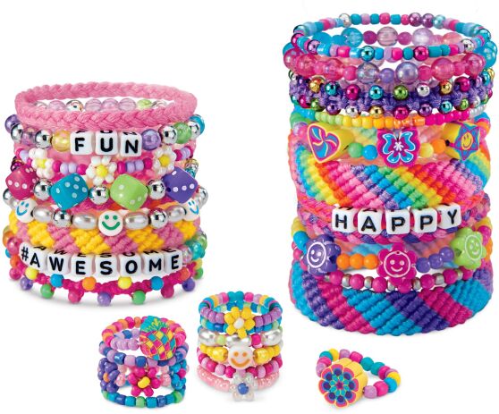 Cra-Z-Art Shimmer 'N Sparkle Totally Trendy A-Z Jewelry Set (65664) (3)