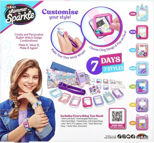 Cra-Z-Art Shimmer'N Sparkle Σετ Ρολόγια I-Time (65681) (6)