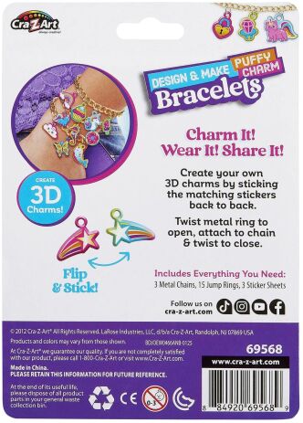 Cra-Z-Art Shimmer'N Sparkle Design & Make Puffy Charm Bracelet (69568) (3)
