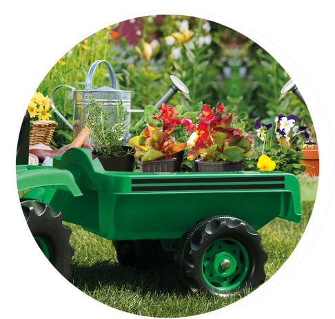 Dolu Εκσκαφέας With Trailer-Green (8048) (6)