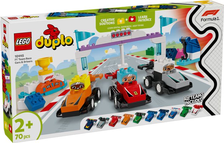 LEGO® Duplo F1 Team Race Cars & Drivers (10445) (0)