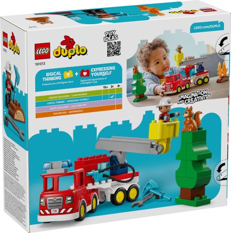 LEGO® Duplo Fire Truck With Hose And Firefighter (10473) (9)