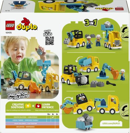 LEGO® DUPLO® 3in1 Construction Vehicles (10475) (8)