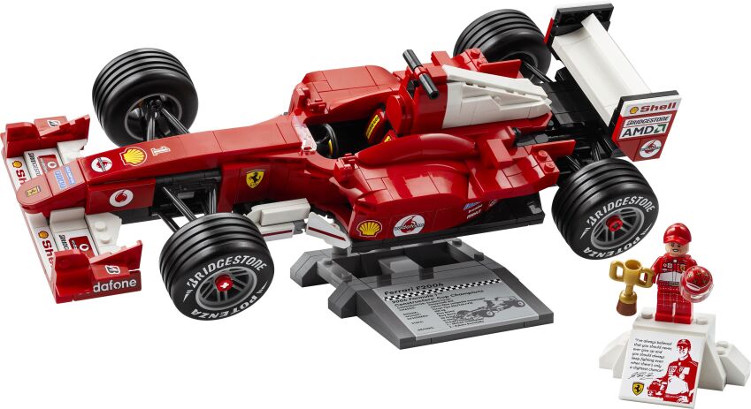 LEGO Icons Ferrari F2004 & Michael Schumacher (11375) (1)
