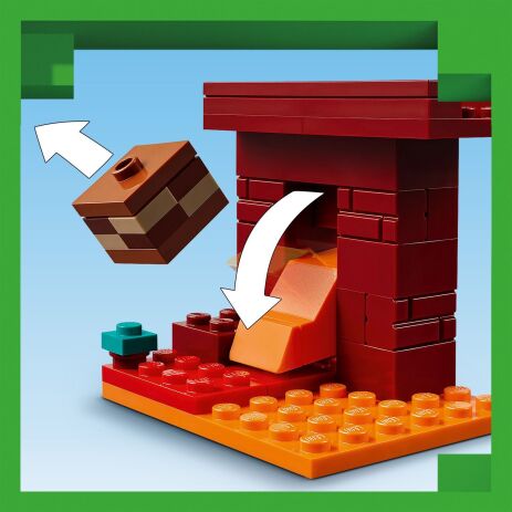 LEGO Minecraft The Nether Lava Battle (21266) (4)