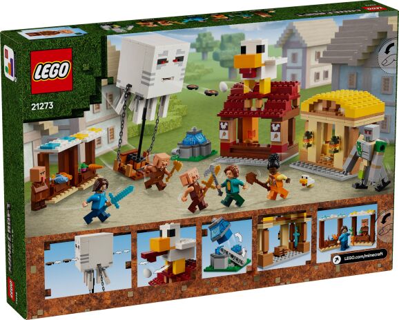 LEGO Minecraft The Ghast Balloon Village Attack (21273) (10)