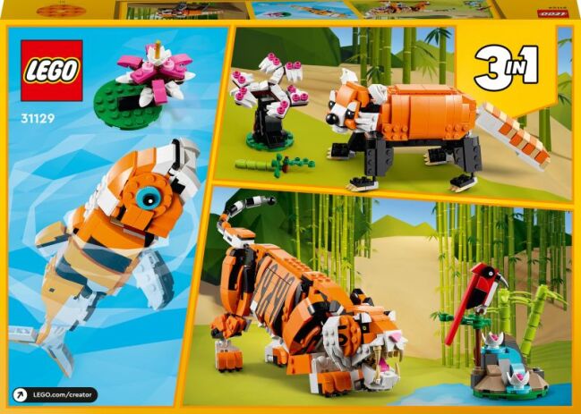 LEGO Creator 3in1 Majestic Tiger (31129) (3)
