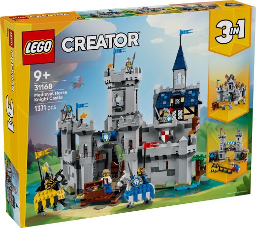 LEGO Creator 3in1 Medieval Horse Knight Castle (31168) (0)