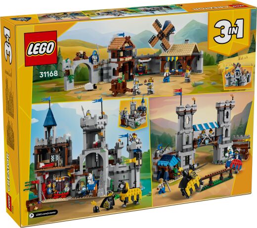 LEGO Creator 3in1 Medieval Horse Knight Castle (31168) (5)