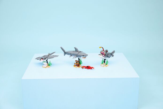 LEGO Creator 3in1 Fierce Shark With A Treasure Chest (31381) (9)