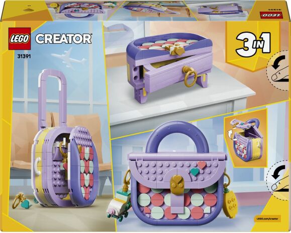 LEGO® Creator 3in1 Art Fashion Bag With Storage (31391) (10)